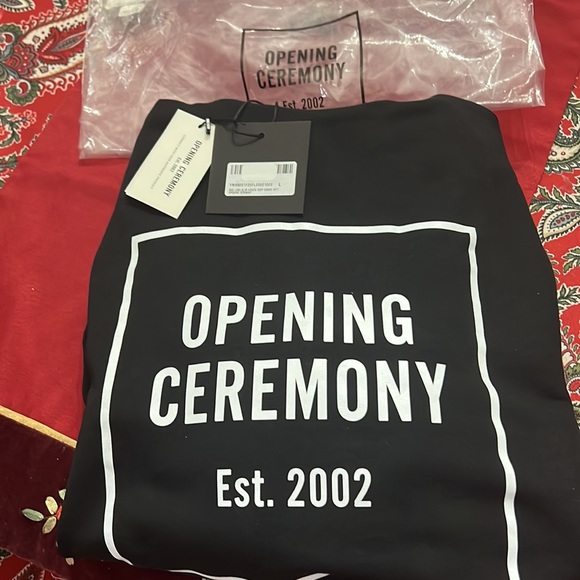 OPENING CEREMONY Authentic  black hoodie Sz L NWT! - Picture 5 of 5